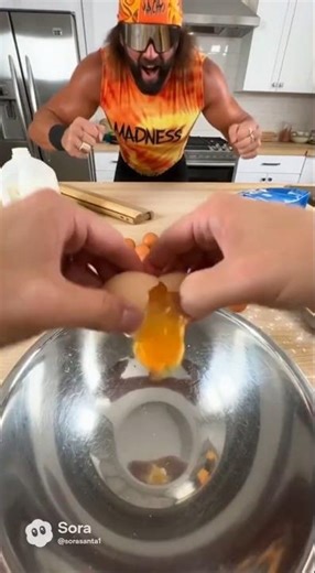 Macho Man visits How2Basic to make pot pie!