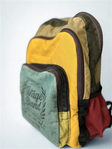 Vintage Canvas Backpack, Retro Cotton Backpack, Everyday Travel Backpack, School Backpack, Lightweight Hiking Bag, Gift for Him - Etsy