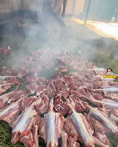 Cooking Haneeth in Aseer – Famous Arabic Goat Dish with Leptadenia | Bin Awad Restaurant | Mr. Taster