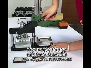 Square Fridge Magnet Making Machine Kit Including materials and paper cutter