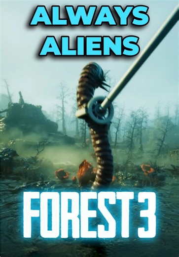 “Aliens ruined the forest” Except they didn’t. The series has ALWAYS been about alien tech. Forest 3 just made it obvious. #theforest #forest3 #sonsoftheforest #gaming
