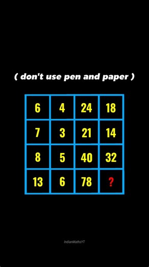 Indian Maths on Instagram: "Can you solve it? Follow for more. #maths #reasoning"