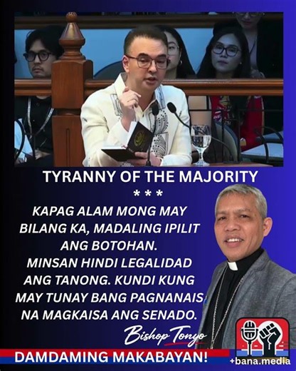TYRANNY OF THE MAJORITY: BILANG O PAGKAKAISA?