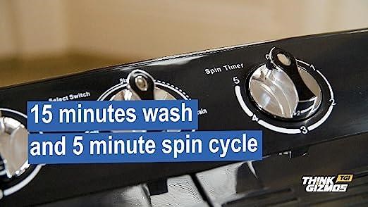 Think Gizmos Portable Washing Machine Twin Tub Washer Machine