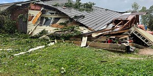 Storms damage homes, down trees