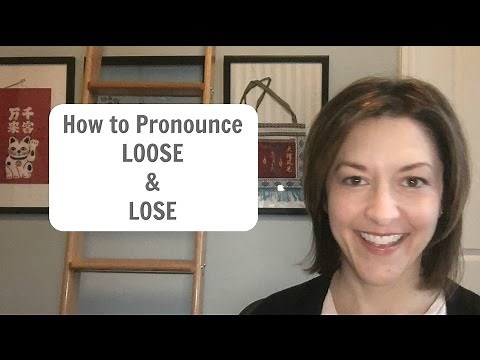 Learn to Pronounce LOOSE & LOSE - American English Pronunciation Lesson #learnenglish