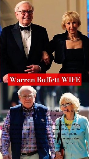 Warren BUFFETT and his wife, Astrid Buffett, fell in love in an unexpected way✍️🤑‪@WTMoney‬