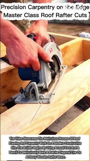 Master Class Roof Rafter Cuts: Precision CarpentryExpert Roof Framing & Rafter Cutting Techniques