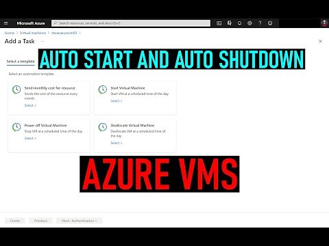 Auto Shutdown and Auto Start an Azure VM 🛑
