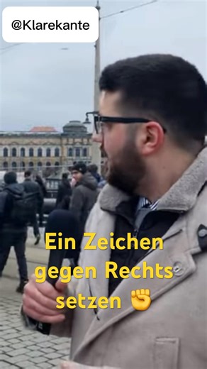 Die Jugend steht auf: Demo gegen Rechts in Dresden 🫶🏻