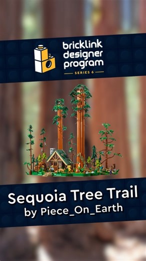 Ever stood beside a tree wider than a house? Sequoia Tree Trail brings the wonder of the world’s largest trees to life. Venture through the winding forest paths, peek inside the visitor center, and explore the diverse wildlife. You may even discover a clue to the whereabouts of a legendary creature along the way! Sequoia Tree Trail is available for pre-order at $269.99 US / €269.99 DE on October 6th, 8 AM PT. Visit bit.ly/BDP-Series6 for details. #LEGO #BrickLink #BrickLinkDesignerProgram #BDPSe