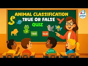 Animal Classification True or False Quiz | Classroom science game for students