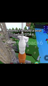 Build A Boat SLS Rocket Launch - Roblox Babft