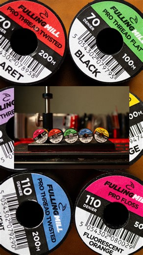 32K views · 247 reactions | Who else is loving our new Pro Thread? Whether you're using flat thread, twisted, or floss, thread is an integral part of fly tying. Quality fish take quality flies—and quality flies require quality thread. Available in a range of deniers and colors, you can trust Fulling Mill Pro Thread on the water and at the vise. | Fulling Mill | Facebook