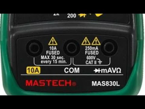 Mastech MAS830L CHEAP-O Multimeter Review & Teardown!