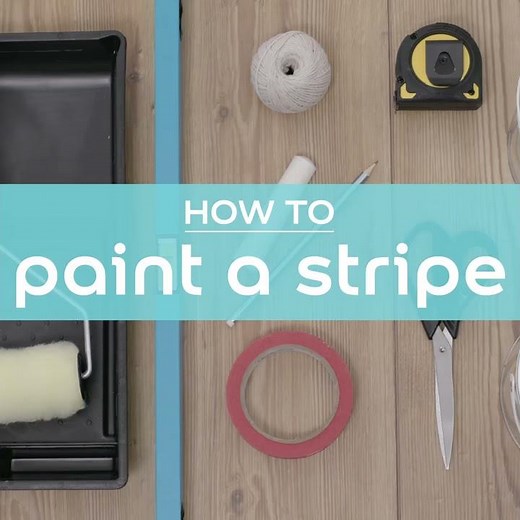 How To Paint A Perfect Stripe On a Wall with Dulux