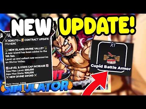 One Fruit Simulator NEW UPDATE! KOKUTO + CONTRACT (CODES, ISLAND, CUPID ARMOR SHOWCASE!) Roblox