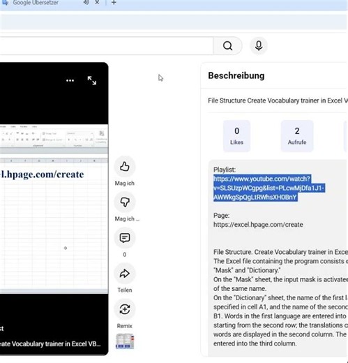 This is how this program is created Create Vocabulary trainer in Excel VBA yourself