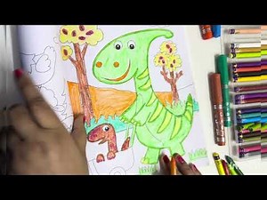Dinosaur Coloring Pages for Kids 🦖 | Fun & Easy Coloring