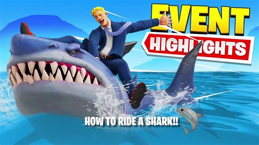 Mastering Shark Riding in Fortnite Season 3