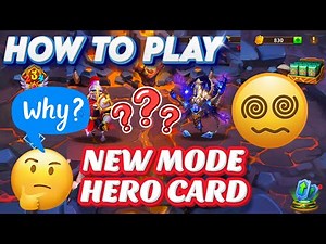 New Mode HERO CARD - How To Play - Good ? - Castle Clash