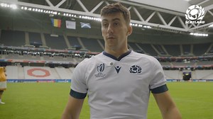🗣 "We've got a target to get five points." Cameron Redpath talks through his excitement ahead of a first Rugby World Cup start tomorrow in Lille. | Scottish Rugby