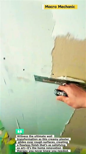 The Perfect Plaster Glide #asmr #satisfying