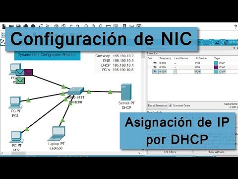 Configuración NIC (Packet Tracer)