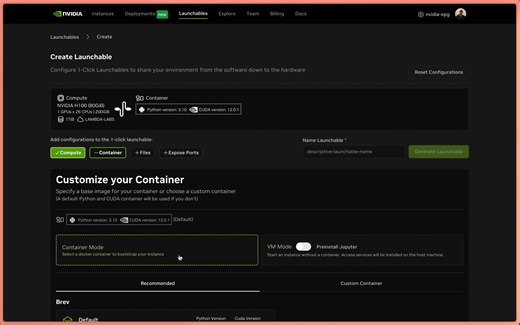 5K views · 117 reactions | AI deployment redefined with one-click simplicity with our new NVIDIA Launchables. ⚡ Read our tech blog to get started ➡️ https://nvda.ws/4a58cYx | NVIDIA AI | Facebook