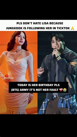 Jungkook following Lisa in ticktok 😭#lisa #trendingshorts #viralvideo #youtubeshorts #fypviralシ #jk