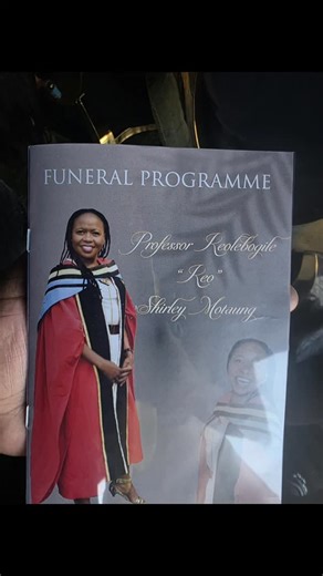 Indeed we meet to part. Oh What a life full of Purpose & Value. Go Rest Prof, Go rest child of God, Go rest Beautiful Soul. #ripShirleyKeoMotaung - Your day is Done | Masego Mogotsi