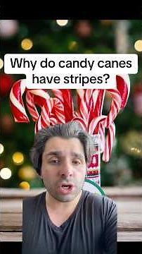 Why do candy canes have stripes?