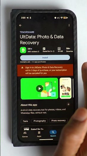 Accidentally Deleted? Get Everything Back on Android #shorts #datarecovery #ultfone