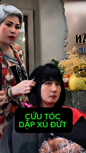 Cứu chiếc tóc dập xù yếu trở lên bóng khoẻ giúp chị trở lên tự tin xinh đẹp như hoa chớm nở - #hairstyle #tocngan#tocdep#toctem #toctrungnien#dungtranhairsalon #dungtranhairgroup#dungtran #cattocngandep #reviewtocdephanoi #reviewtocdep#salonuytin #salonuytinquan1#tocbac#giaiphaptocbac#tocpixie #thietketocdep#tocnganhiendai | Dung Trần Hair Academy