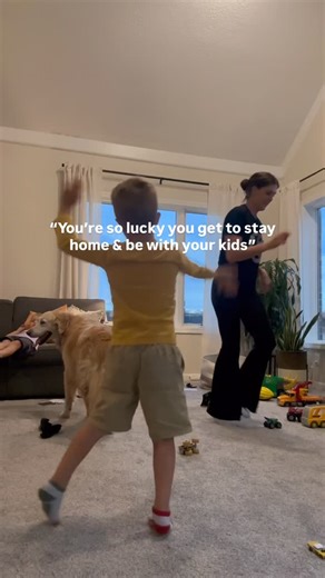 Rachel Santschi on Instagram: "I love this trend. Forever thankful for my husband & the sacrifices he makes so I get to be with our boys. 💙 • #sahm #parenting #momlife #dadlife #husband marriage parents trending stay at home mom toddlers boys family"