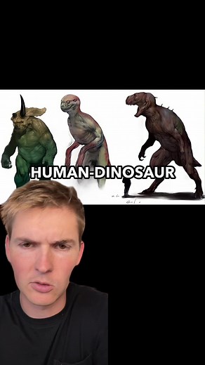 Jurassic Park Human Dinosaur Hybrid Concept Art Revealed