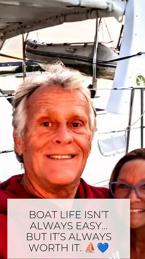 14 reactions | Boat life isn’t perfect. Some days it’s sanding,...