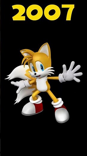 The Evolution of Tails from Sonic the Hedgehog (1992 - 2023) 🎮😎🦊 #shorts #tails #sonicthehedgehog