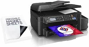 Magnetic Printable Sheets for home or commercial printing - Magnetic Inkjet Paper - 4" x 6" - Matte White (2)