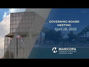 Governing Board Meeting - April 28, 2026