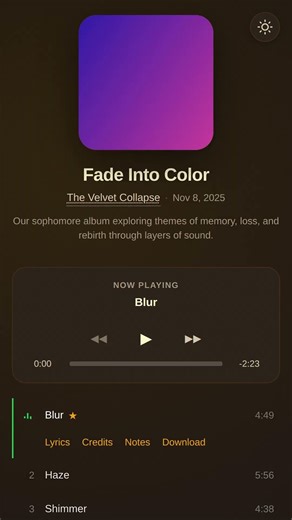 A real home for your unreleased musi