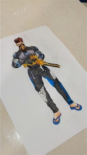 Free Fire Amit bhai Bundle Drawing ☠️#viralshort #trending