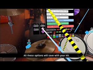 Game Trailers: VR Drums Ultimate Streamer (Features & Gameplay) Drum Simulator for PCVR & Meta Quest