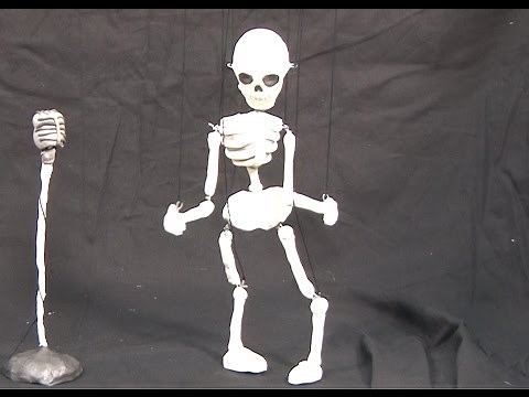 Art Lesson: How to Make a Skeleton Puppet Marionette