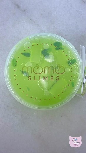 Bouncy & Jiggly Bamboo Tea Clear Slime ASMR | Momo Slimes Review