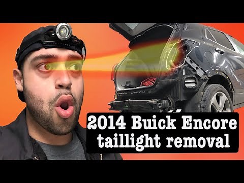 2014 Buick Encore tail light removal