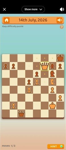 Daily Chess Challenge 2026 07 14 Easy
