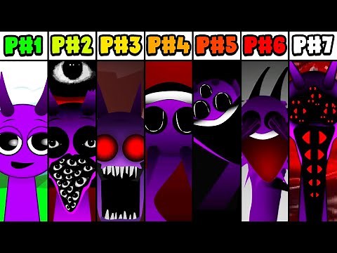 All Remastered Phases in Incredibox Sprunki! Phase 3 VS Phase 4 VS Phase 5 VS Phase 6 VS Phase 7