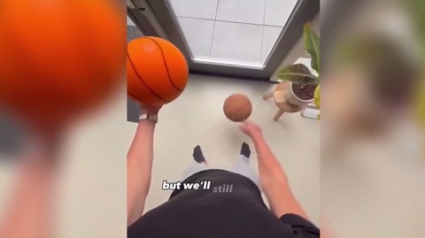 Silent Basketball, Silent Indoor Basketball, Silent Basketball Dribbling Indoor, A Silent Basketball, No Noise Basketball Quiet Bounce, Easy to Grip Quiet Ball for Various Indoor Activities