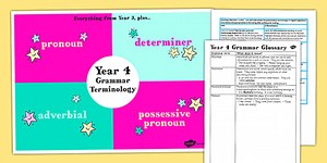 Use and Understand the Grammatical Terminology in Appendix 2 KS2 Year 4 Lesson Ideas and Resource Pack